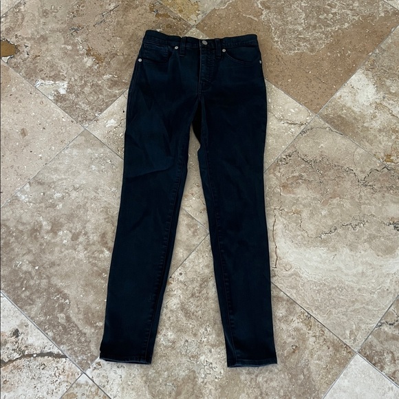 Madewell Classic Black High Rise Skinny black Denim Jeans - Picture 1 of 9